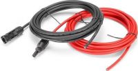 Solární kabel @4mm2 červený+černý s konektory MC4, délka 2 x 5m