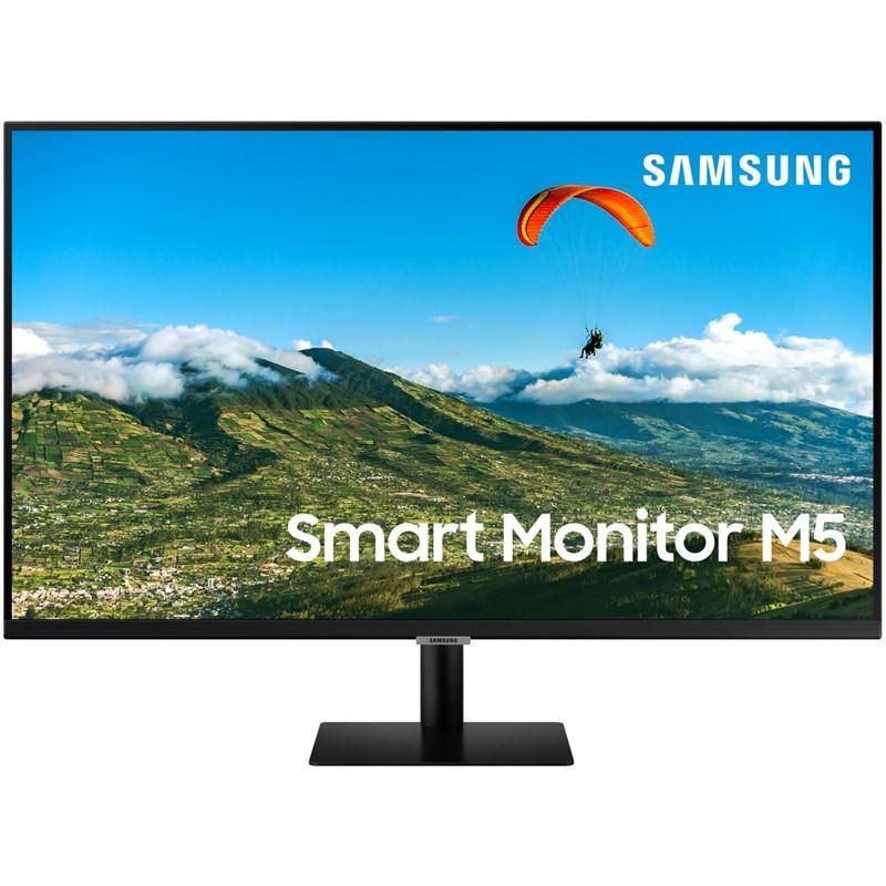 Monitor Samsung Smart M5 27" (LS27AM500NRXEN), 1920 × 1080 px, 2× HDMI, 2× USB a další • Wi-Fi 5, Bluetooth 4.2