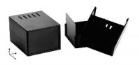 Plastová krabička KP4 rozměry 69 x 90 x 110mm ventilační otvory, černá