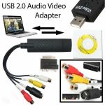 Převodník video USB - převod VHS analogu do digitální podoby, digitalizace kazet do PC, video-graber, kompatibilita Windows 2000, XP, Vista., redukce Scart / Cinch