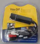 Převodník video USB - převod VHS analogu do digitální podoby, digitalizace kazet do PC, video-graber, kompatibilita Windows 2000, XP, Vista., redukce Scart / Cinch