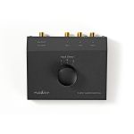 Analogový Audio Přepínač ASWI2403BK 3 vstupy, 1 výstup. RCA cinch