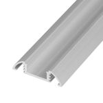 AL lišta-profil N10 nástěnný pro LED pásky půlkulatý stříbrný | Bez krytu 1m, Bez krytu 2m, Opálový kryt 1m, Opálový kryt 2m