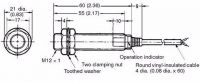 Bezdotykový indukční snímač-čidlo LJ12A3-4-Z/BX NPN 6-36VDC, NO