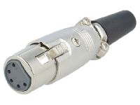 CANON XLR 5ZK 5-pin Mikrofonní konektor-zásuvka na kabel