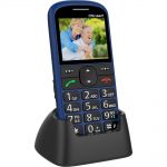 HALO 11 modrý CPA GSM, klasický klávesový, tlačítkový telefon, Foto kontakty
Bluetooth
Nabíjecí stojánek