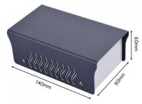 Kovová krabička přístrojová (ŠxVxH): 90x60x140mm
