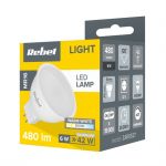 LED žárovka MR16/12VDC, 6W - bílá teplá 3000 K , náhrada za halogen 42W