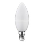 LED žárovka, svíčka, Geti 6W, E14, 3000K, 480lm - Teplá bílá, odpovídá tradiční 40W žárovce
