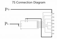 Ochranný obvod a balancér pro 7 Li-Ion článků 18650, proud do 25A