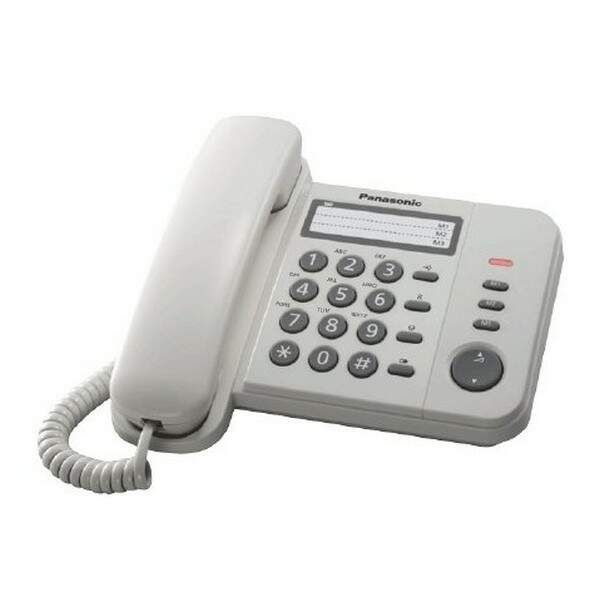 Panasonic KX-TS520FXW Bílá stolní telefon na pevnou telefonní linku
