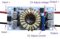 Sestavený napájecí modul, step-up měnič DC-DC vst. 8,5–48V/výst.10–50V 0–8A max.0-8A nastavitelný. 250W