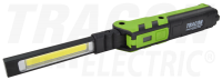 Akumulátorová ruční LED svítilna TRACON STLC5W. 5/3W, 6000K, 3,7V, 2000mAh, 360/100lm, 4 h, IP44 s magetem.