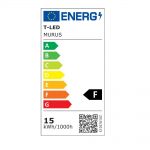 LED fasádní nástěnné svítidlo MURUS-W bílé, vyberte si teplotu barvy-VARIANTU