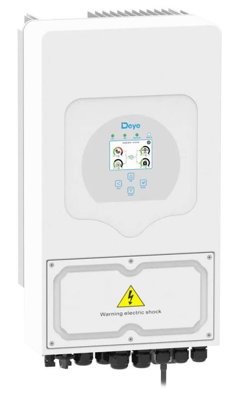 Kombinovaný-hybridní měnič napětí SUN-5K-SG03LP1-EU. Rozsah MPPT: 150-425 V, integrovaný limiter, výkon 5kW, jednofázový, 230V Xtend Solarmi