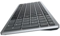 Bezdrátová klávesnice Dell KB740 CZ SK, české rozložení, QWERTZ, černo-šedá. Rozhraní: 2,4 GHz (USB adaptér), Bluetooth