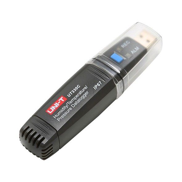 Datalogger UNI-T UT330C USB  k dlouhodobému zaznamenávání teploty, vlhkosti a atmosferického tlaku