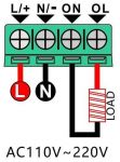 Digitální časový spínač modul s releovým výstupem 230VAC/10A a širokou škálou nastavení. 2200W (Max), napájení 230V AC