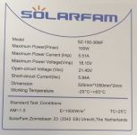 Fotovoltaický solární panel monokrystalický 12V/100Wp, 18,15V, 5,51A flexibilní, Rozměry 1050×520×2mm