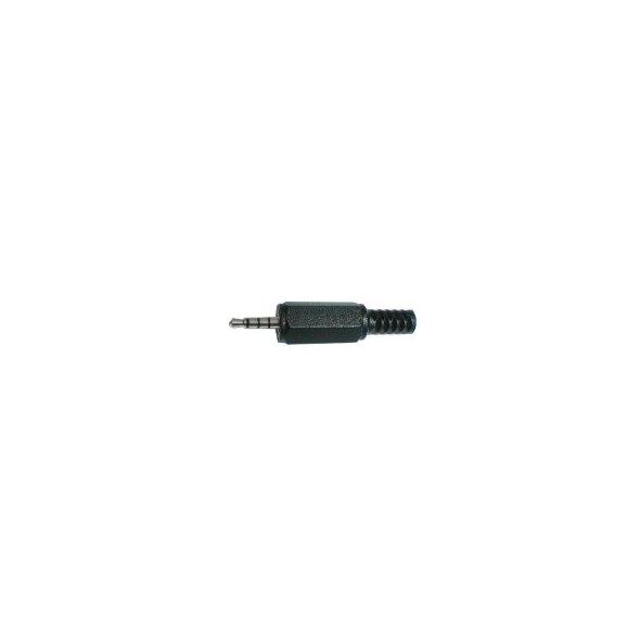 Konektor Jack 2,5 mm 4-pin plast, samec na kabel