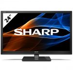 SHARP 24EA3E LED TV 100Hz, T2/S/C2 60cm, HD rozlišení 1366 x 768p