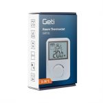 Termostat pokojový GETI GRT01 drátový digitální-manuální ovládání, teplotní rozsah 5 až 35 °C (v krocích po 0,5 °C)