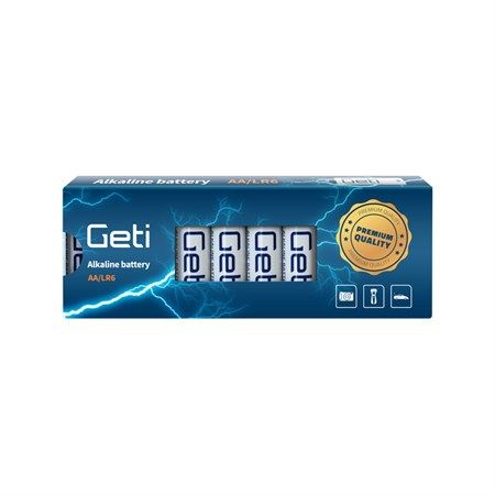 Tužková baterie alkalická Geti AA (R06) 1,5V