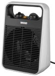 Ventilátor teplovzdušný Unold 86106, 1000 W, 2000 W, přímotop, topení, černá, stříbrná