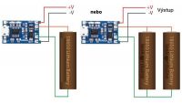 Nabíječka Li-Ion článku 1A s ochranou, modul s IO TP4056 (micro USB)