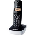 Panasonic KX TG1611FXW DECT přenosný bezdrátový telefon na pevnou linku. Bílý