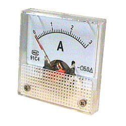 Panelové analogové měřidlo PM45 3A DC ampermetr, ručkové rozměr 45x45mm, včetně bočníku