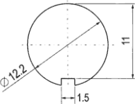 Přepínač páčkový 3polohy/3pin ON-OFF-ON 250V/6A s aretací v každé poloze