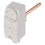 Příložný manuální jímkový termostat P5685 s kapilárovým čidlem, 0 - 90°C , 15A EMOS