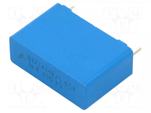 Kondenzátor fóliový MKP10 1µF/400V RM27mm, polypropylénový; 1uF; 31,5x21x11mm; THT; ±10%