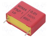 Kondenzátor polyesterový fóliový FKP1 1nF/1600VDC/650VAC RM22,5, krabicový, 26,5 x 20,5 x 10,5mm (ŠxVxH)