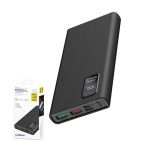 Power bank PLATINET PMPB10WQC726B 10000mAh BLACK-záložní zdroj energie, externí baterie. Výstup: 2xUSB