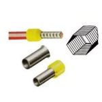 Kleště lisovací na dutinky pro krimpování dutinek izolovaných neizolovaných, průřez vodiče 0.25...10mm2 se šestihrannou hlavicí.