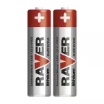 Baterie AA (R6) lithiová RAVER tužková 1,5V, 2ks v balení