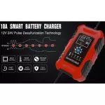 CARSPA CFG12/24-10 Inteligentní automatická nabíječka 12V/10A a 24V/5A olověných nebo LiFePO4 akumulátorů s kapacitou