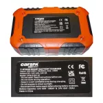 CARSPA CFG12/24-10 Inteligentní automatická nabíječka 12V/10A a 24V/5A olověných nebo LiFePO4 akumulátorů s kapacitou