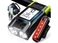Cyklocomputer NEWBOLER BK-1920 3v1 bezdrátový, USB nabíjení AKU 4000mAh