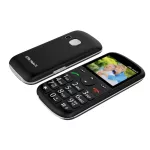 HALO 11 černý CPA GSM, klasický klávesový, tlačítkový telefon, Foto kontakty Bluetooth Nabíjecí stojánek