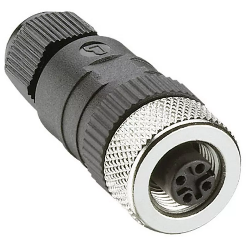 Konektor M12 4piny RKC4/7 Zástrčka; M12; PIN: 4; zásuvka; na kabel; IP65/IP67