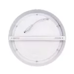 LED panel přisazený, 18W, 1530lm, možnost nastavení 3000K, 4000K, 6000K, kulatý, bílý SOLIGHT WD172