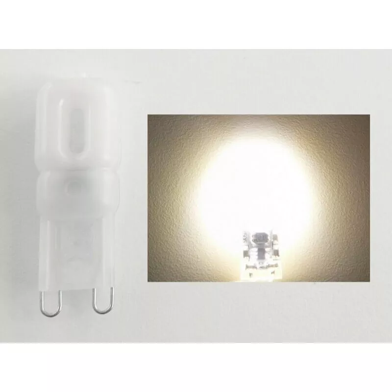 LED žárovka 230V AC 2,5W patice G9, denní bílá 4000K, 270lm náhrada 25W halogenu