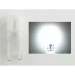 LED žárovka 230V AC  2,5W patice G9, studená bílá 6500K, 280lm náhrada 25W halogenu 