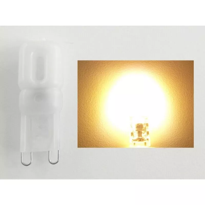 LED žárovka 230V AC 2,5W patice G9, teplá bílá 3000K náhrada 25W halogenu