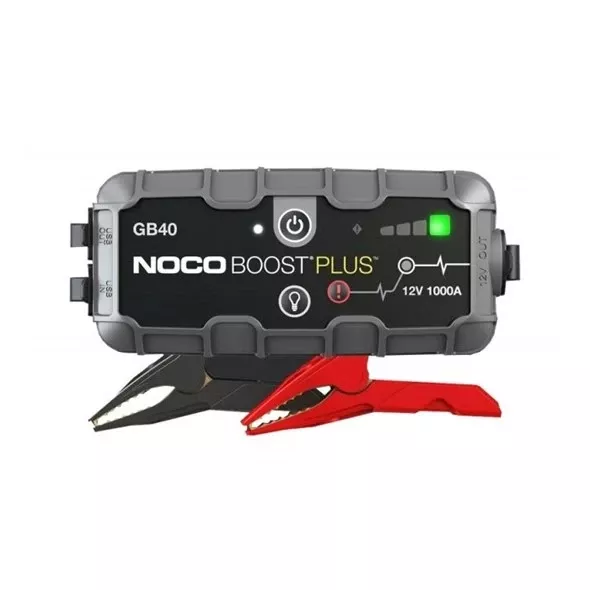 Nabíječka akumulátorů NOCO GB40 Jump Starter, booster, k nastartování vozu, auta, motorky, nákladního, nabíjení telefonu, svítilna, USB
