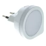 Noční LED světlo 0,4W svítilna do zásuvky 230V AC se světelným senzorem, 3000K teplá bílá RETLUX