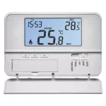 Pokojový bezdrátový termostat EMOS P56160T digitální, dosah až 80 m v otevřeném prostoru, teplotní rozsah 5 až 35 °C (v krocích po 0,5 °C)